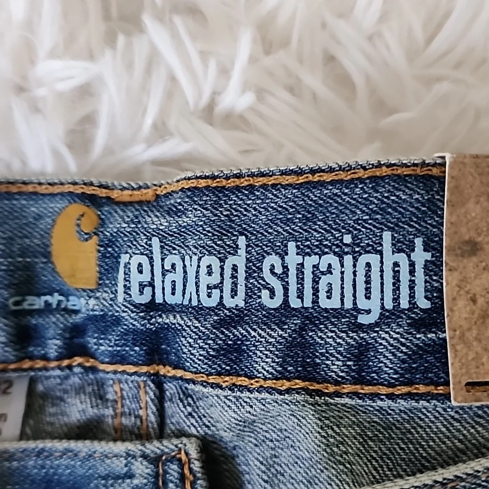 Carhartt Relaxed  Straight Fit Blue Jeans Brand New